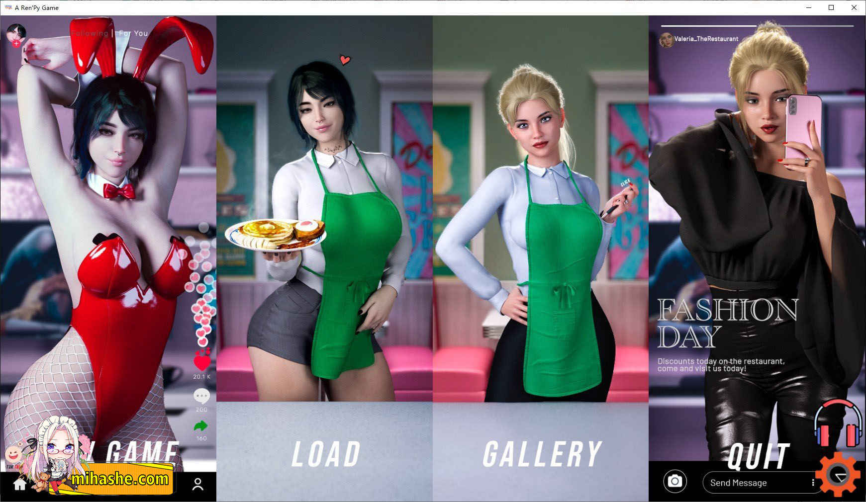 【PC+安卓+iOS】餐厅（The Restaurant）V0.2.2 汉化版【欧美SLG汉化1.6G】